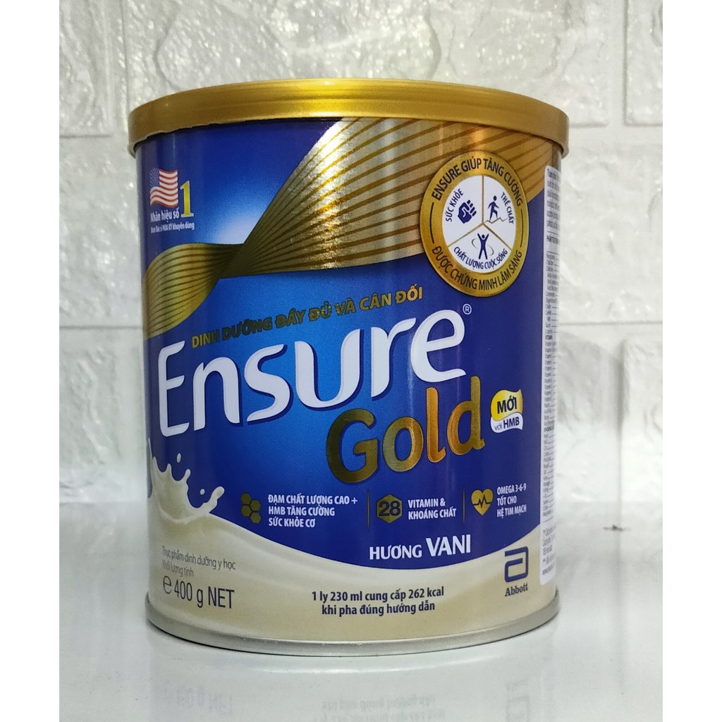 Sữa Ensure Gold dành cho người mới ốm dậy, người thiếu hụt chất dinh dưỡng