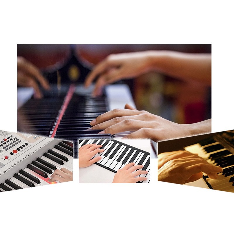 Sticker dán nốt bàn phím đàn piano organ dùng cho tất cả các phím đàn 88, 76, 61, 54, 36 phím Enzi