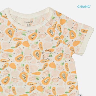 Bodysuit cúc chéo cho bé sơ sinh CHAANG đu đủ