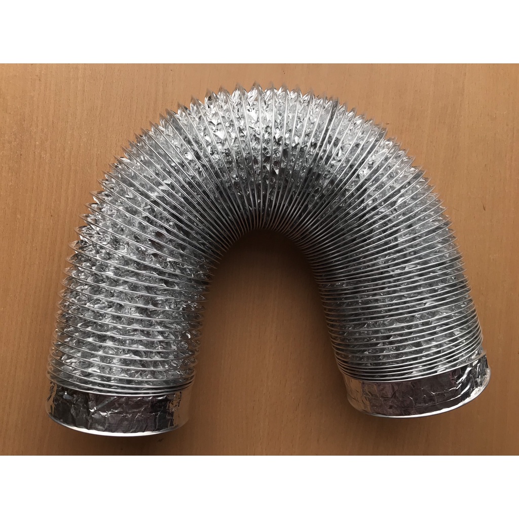 2 Mét Ống bạc máy hút mùi thoát khí phi 150mm - Ống chuyên dùng thông gió hút mùi , hút khói , khí cho bếp