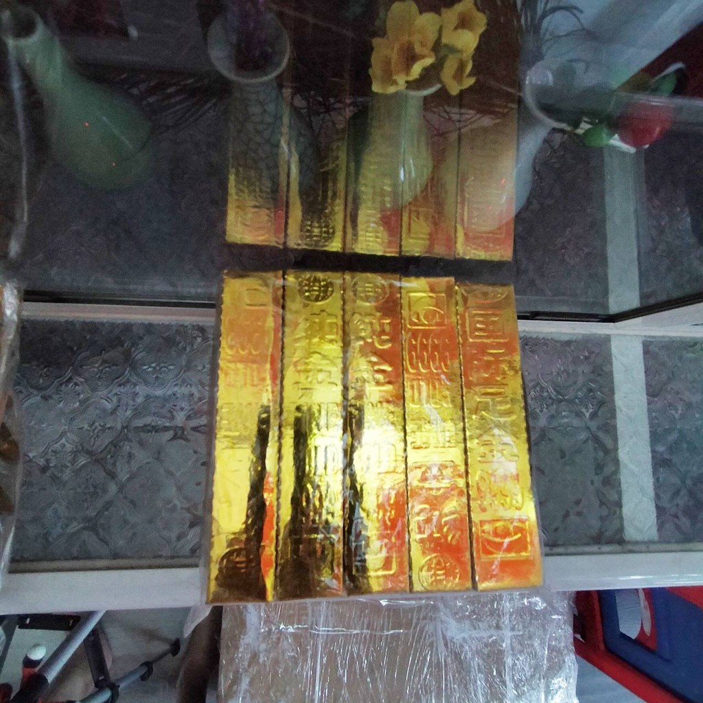 Giấy Thỏi,Thẻ miếng Vàng cây thờ cúng