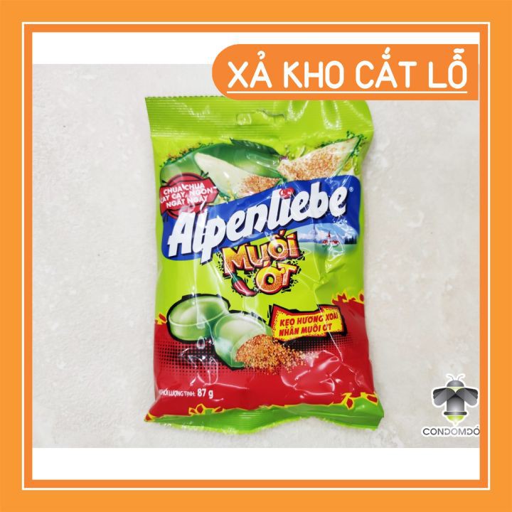 Gói 30 viên kẹo Alpenliebe Xoài Muối Ớt siêu thần thánh hot hit