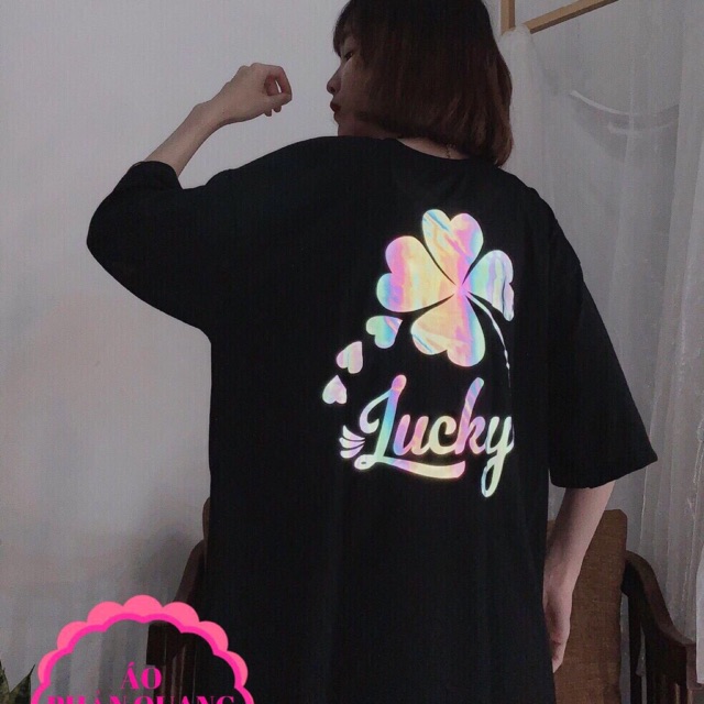 Áo phông phản quang hoa Lucky KTH0220