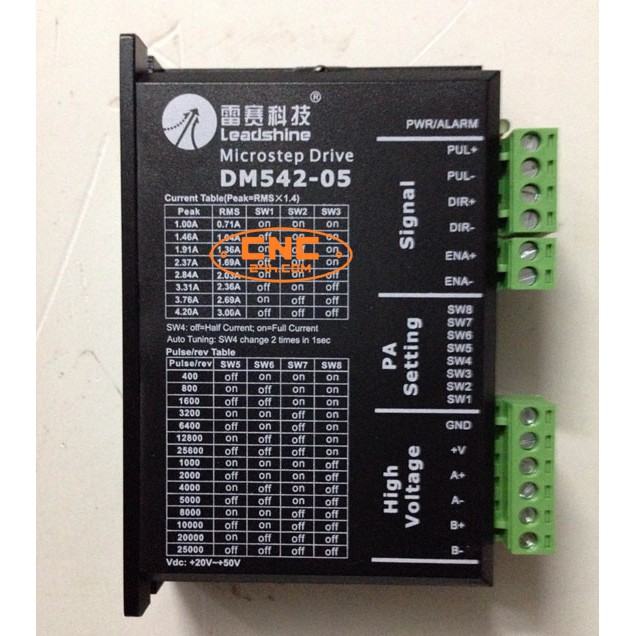 DRIVER ĐIỀU KHIỂN ĐỘNG CƠ BƯỚC DM542-05 LEADSHINE