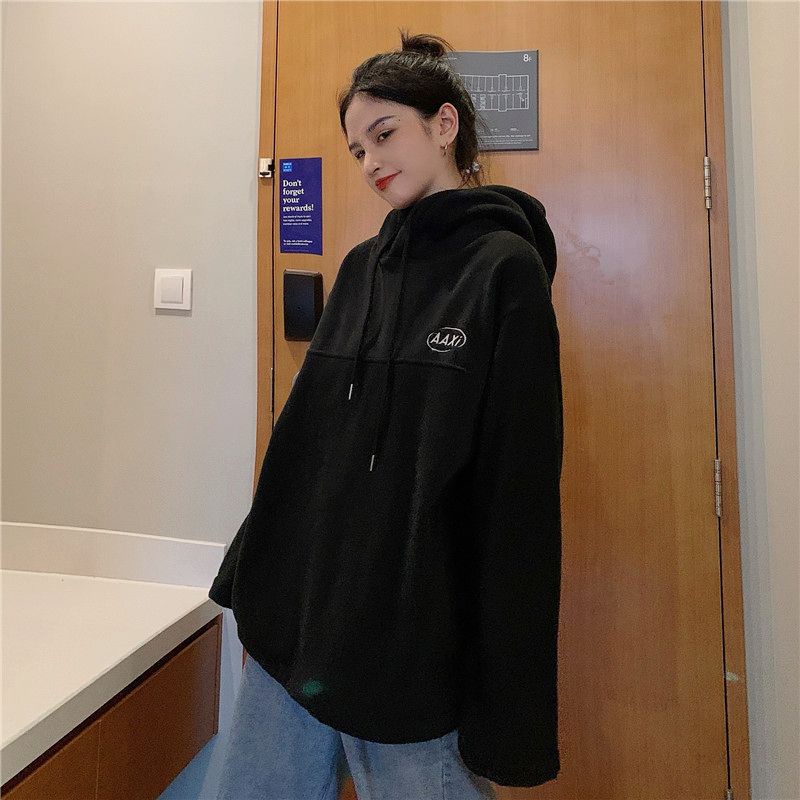 (order) Áo hoodie chất lông form rộng Quảng Châu kèm hình thật | BigBuy360 - bigbuy360.vn