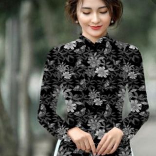 Vải phi lụa hoa cực mịn