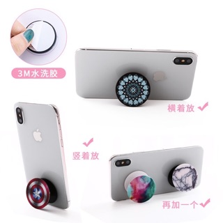 Popsocket hoạt hình đỡ điện thoại, quấn tai nghe