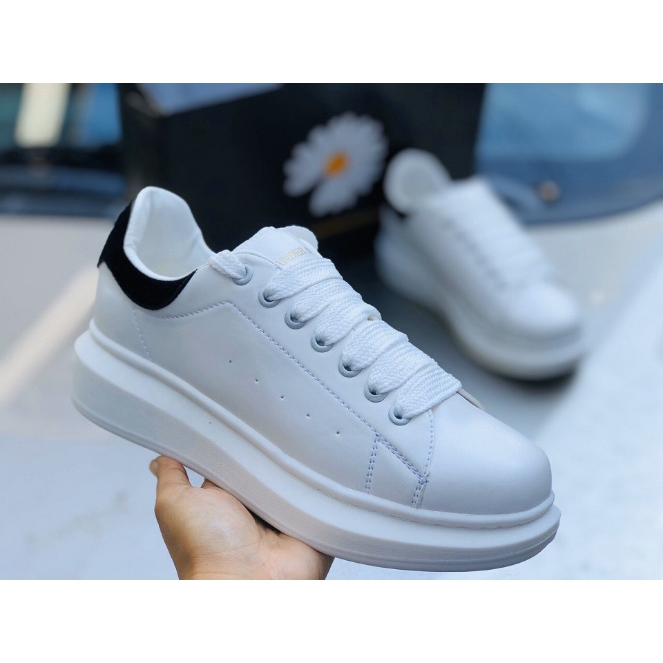 [Mã FAGREEN245 giảm 10% tối đa 30K đơn từ 99K] Giày Alexander Mqueen Gót Hoa Cúc (Sale Cực Shock)