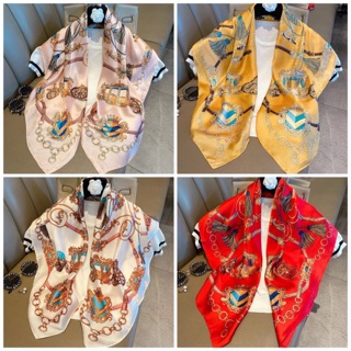 Khăn size 90x90. (Quấn áo, quàng cổ đều đẹp nha)