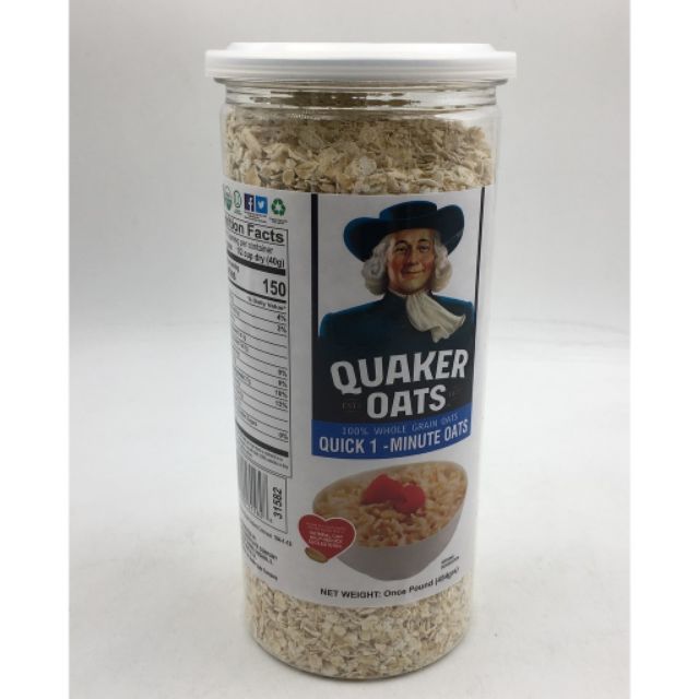 Yến Mạch Quaker Dạng Hũ 454g date 05 2022