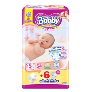 MUA Tã dán bobby S54 /M46 miếng/L40 FREESHIP +Mua đơn hàng 250k tặng bộ ăn dặm cho bé
