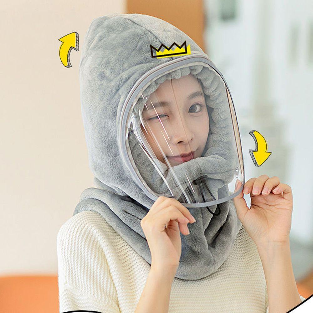 HS Mũ Trùm Đầu Giữ Ấm Tai Chống Gió Chống Sương Mù Thời Trang Thu Đông