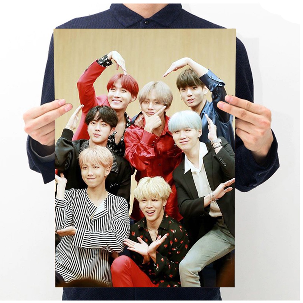 Tranh dán tường BTS , Áp Phích BTS, Poster nhóm nhạc BTS
