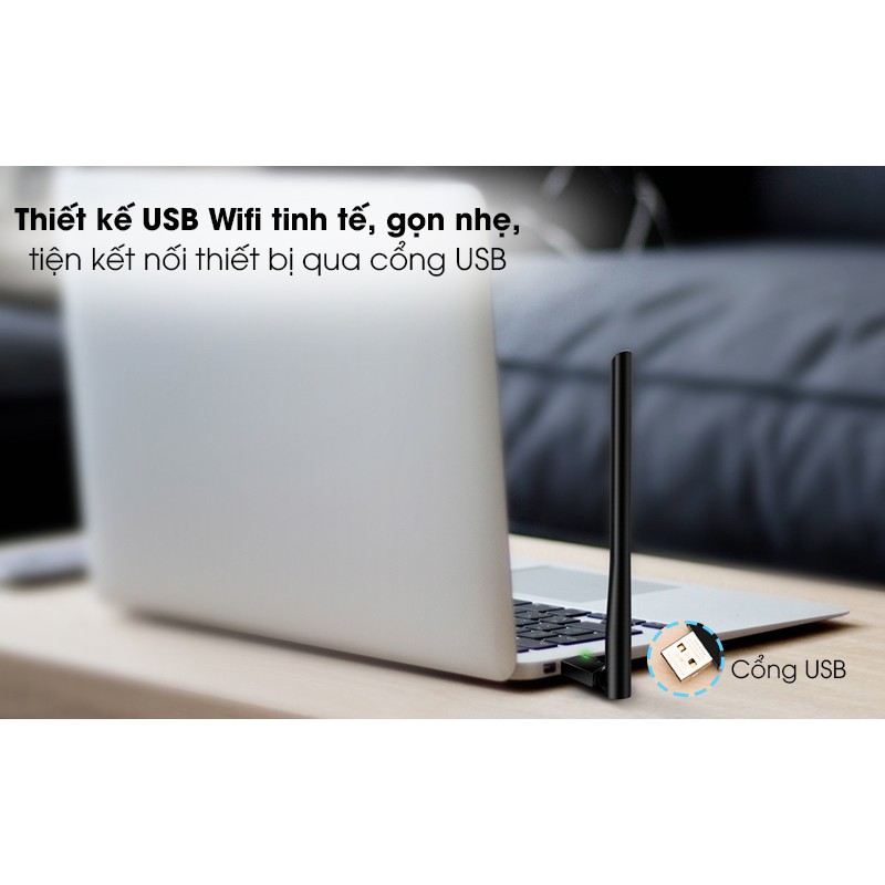 Usb Thu Sóng Wifi TP-LINK AC600 Archer T2U Plus, AC1300 T3U Plus - Băng Tần Kép - Card Mạng Không Dây