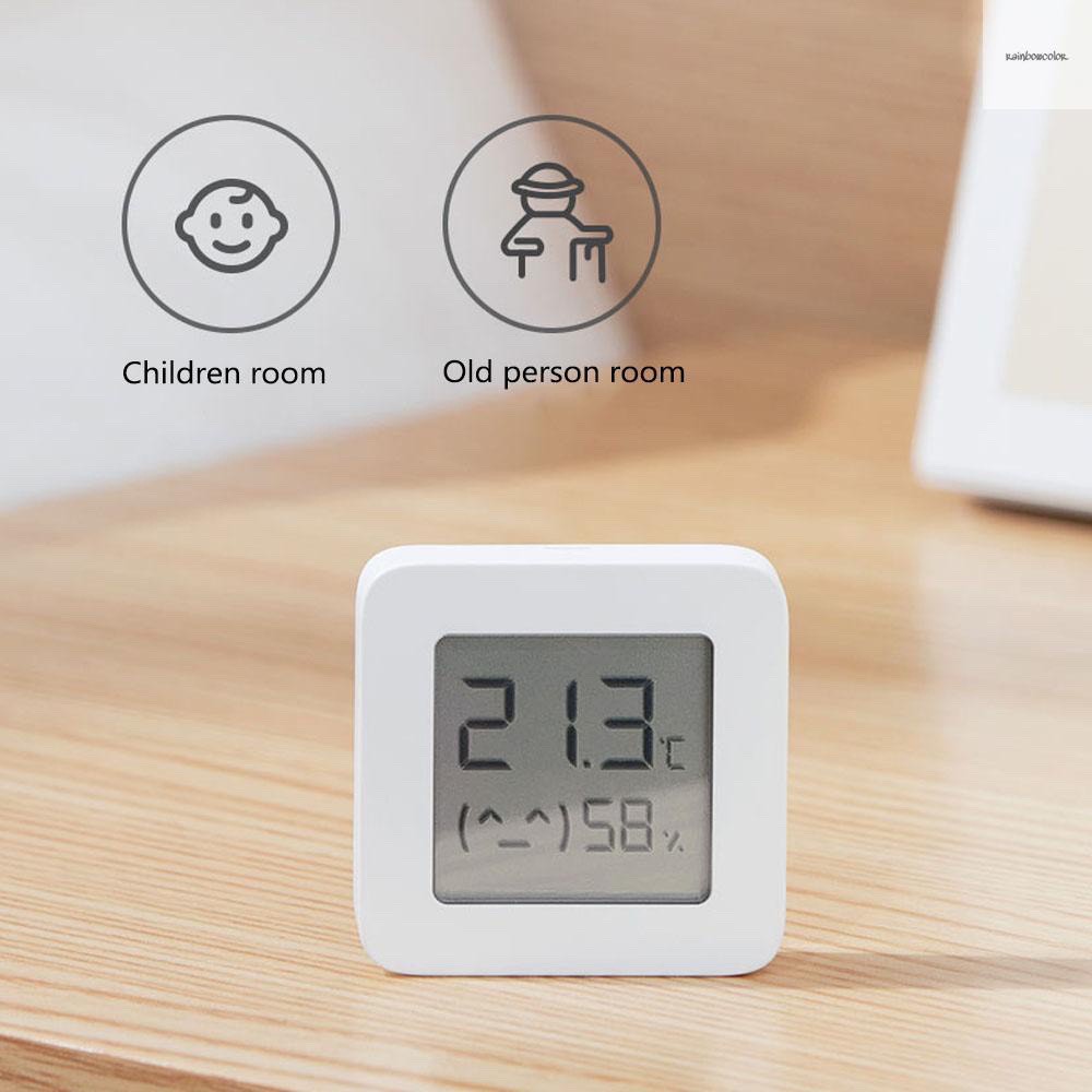 Đồng hồ ĐO NHIỆT ĐỘ và ĐỘ ẨM Xiaomi Mijia 2 LYWSD03MMC độ chính xác cao- Nhiệt ẩm Nhiiệt kế điện tử Xiaomi Mijia Gen 2