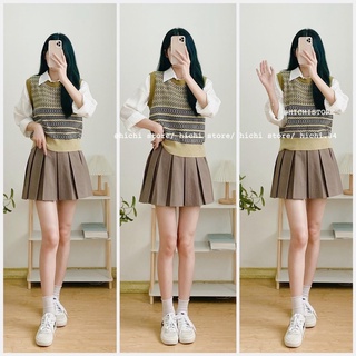 Chân váy xếp ly xoè