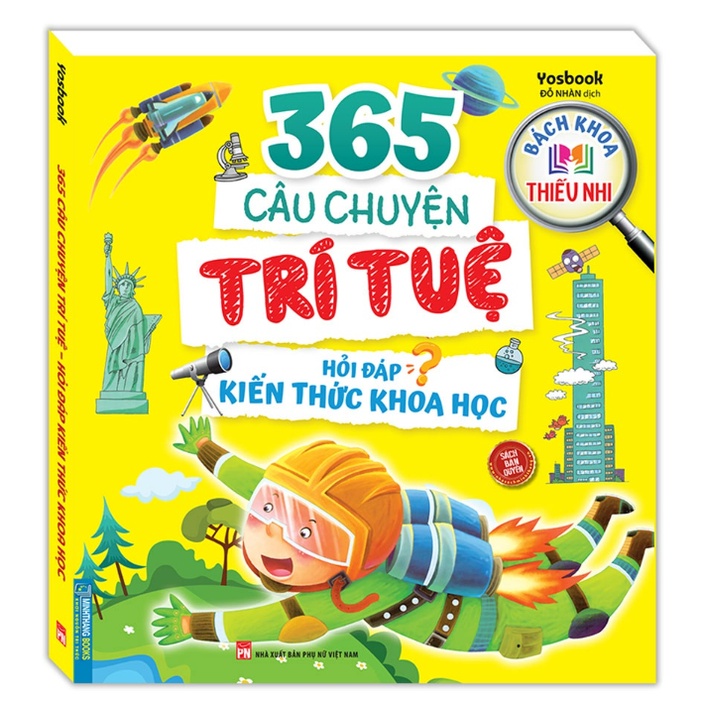 Sách - Combo bách khoa thiếu nhi - 365 câu chuyện trí tuệ (2 cuốn)