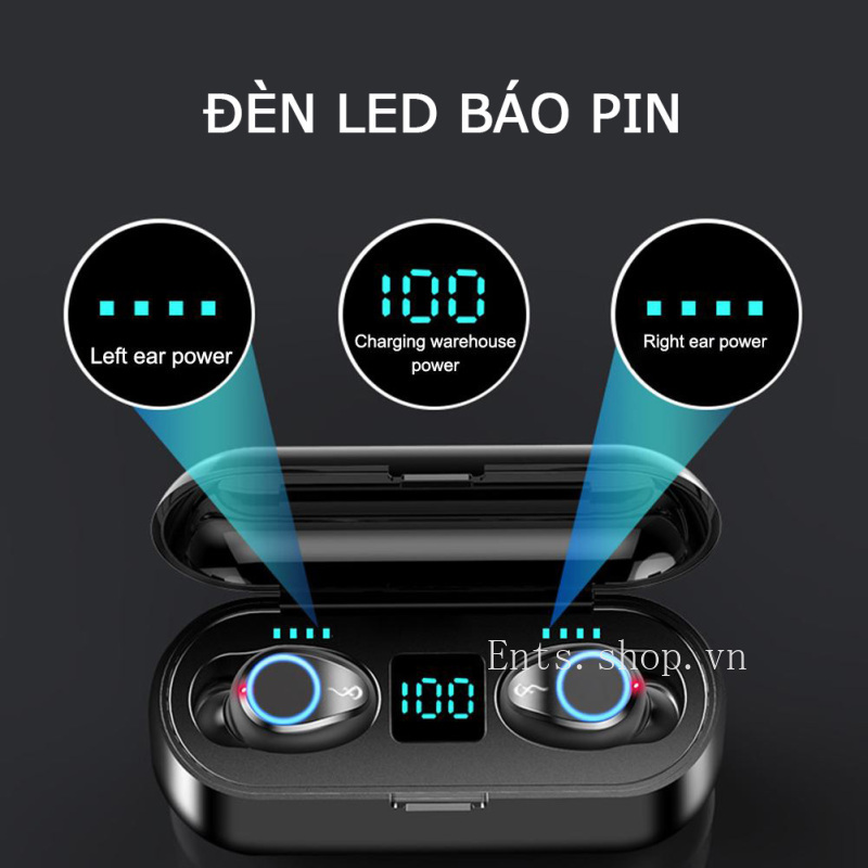 Tai Nghe Bluetooth Amoi F9 Pro Max 2020 Phiên Bản Mới Nhất Chống Thấm Nước Dùng Cho Android và iOS