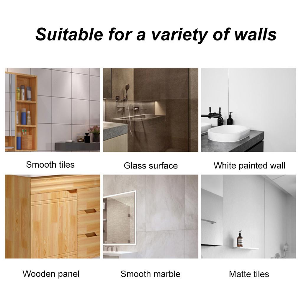 Tay Nắm Cửa An Toàn Bằng Nhựa Màu Trắng Có Giác Hút Tiện Dụng Cho Nhà Bếp / Nhà Tắm