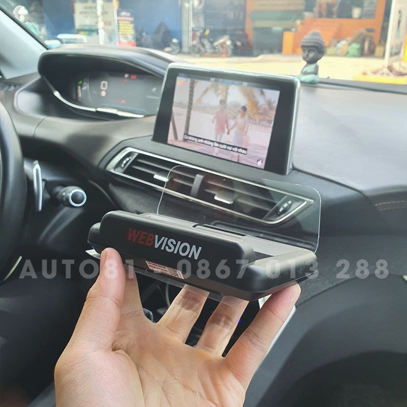 Màn hình Webvision HUD S600 - hiển thị thông tin trên kính lái
