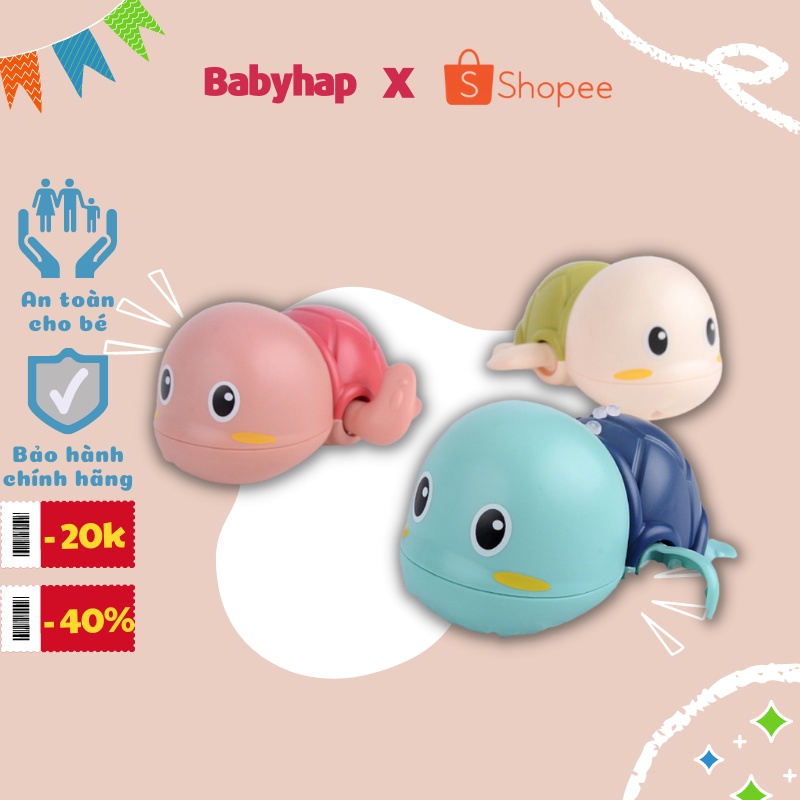 Đồ Chơi Cho Bé 2 Tuổi Bé Sơ Sinh Bé 1 Tuổi | Rùa Con Tự Bơi Trong Nước Giúp Bé Thích Thú Khi Tắm | Babyhap |