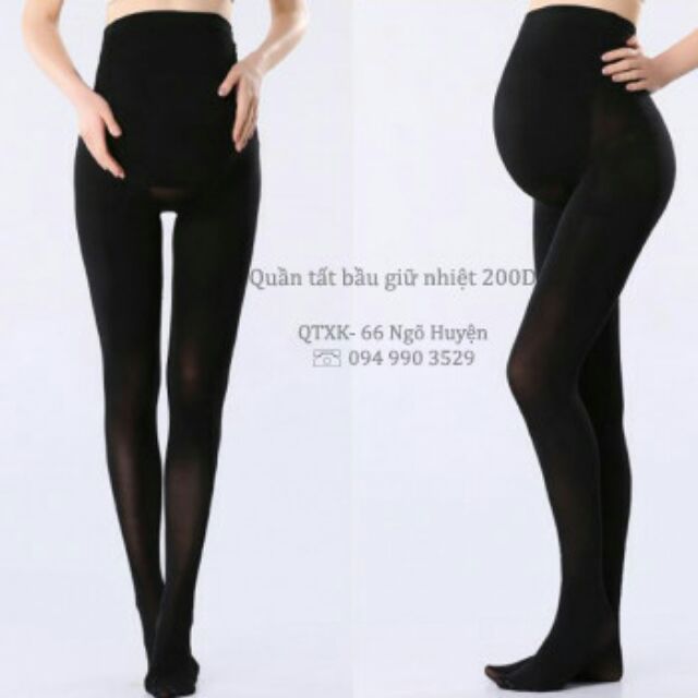 Quần tất bầu giữ nhiệt 200D