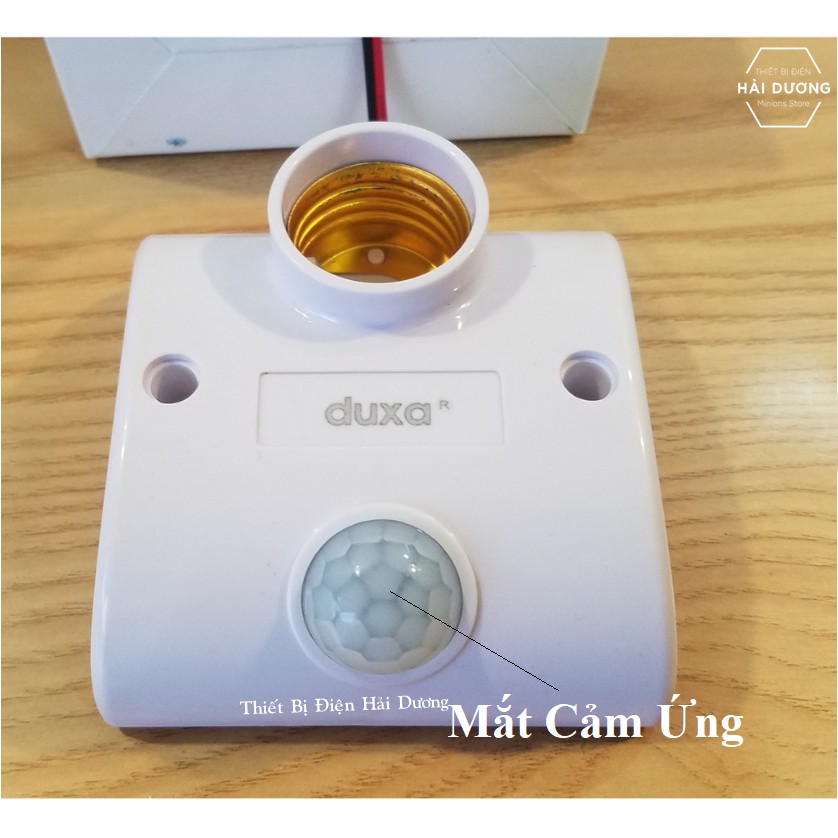 Đui Đèn Cảm Ứng Duxa S16 - Cảm Biến Chuyển Động - Sử Dụng Đui E27 - Bảo Hành 12 tháng