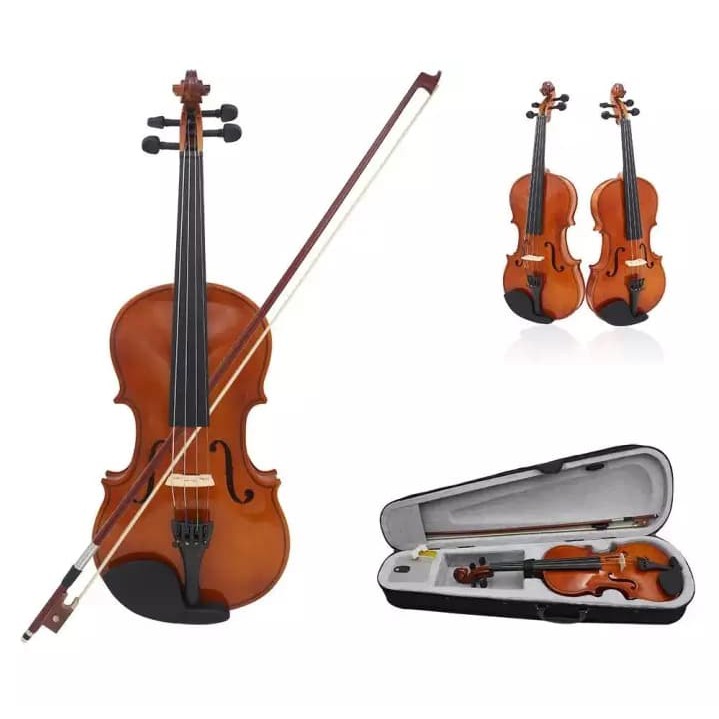 Đàn Violin Gỗ Thích Cao Cấp Full Box Đủ Phụ Kiện Size 4 4 Chuẩn Quốc Tế