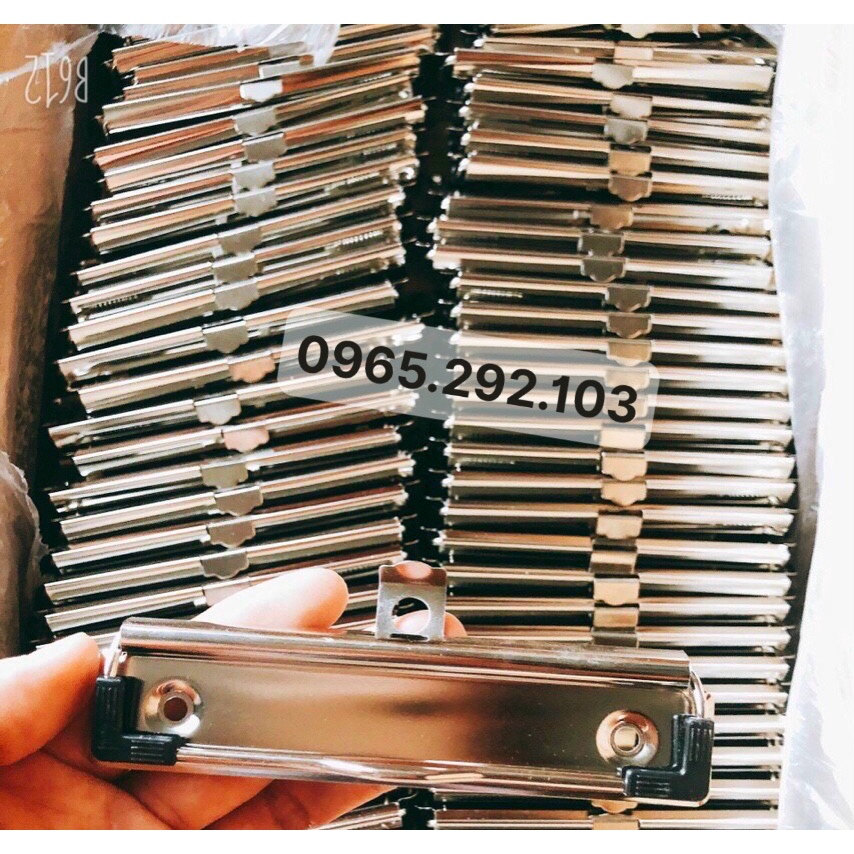 Kẹp Trình Ký Inox Bóng Gồm Cả Đinh Tán, Kẹp Giấy Inox Kẹp Bảng Tin Tài Liệu Danh Sách