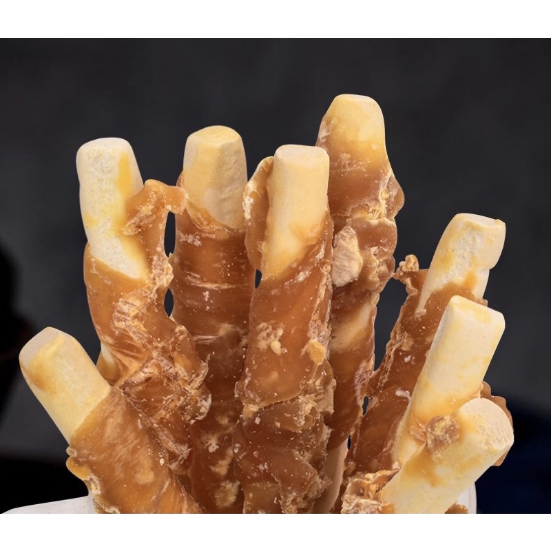 [ 100gr ] Xương Cuốn Thịt Gà Cho Cún  ( Cho cún size vừa và lớn )