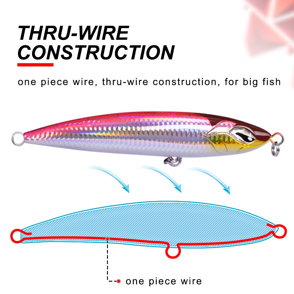 Mồi Giả Câu Cá 16cm/58g 19cm/86g NBL9494