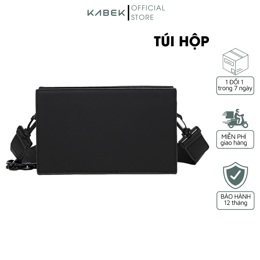 Túi Hộp Đeo Chéo Nam Nữ Thời Trang Cao Cấp Kabek TH02