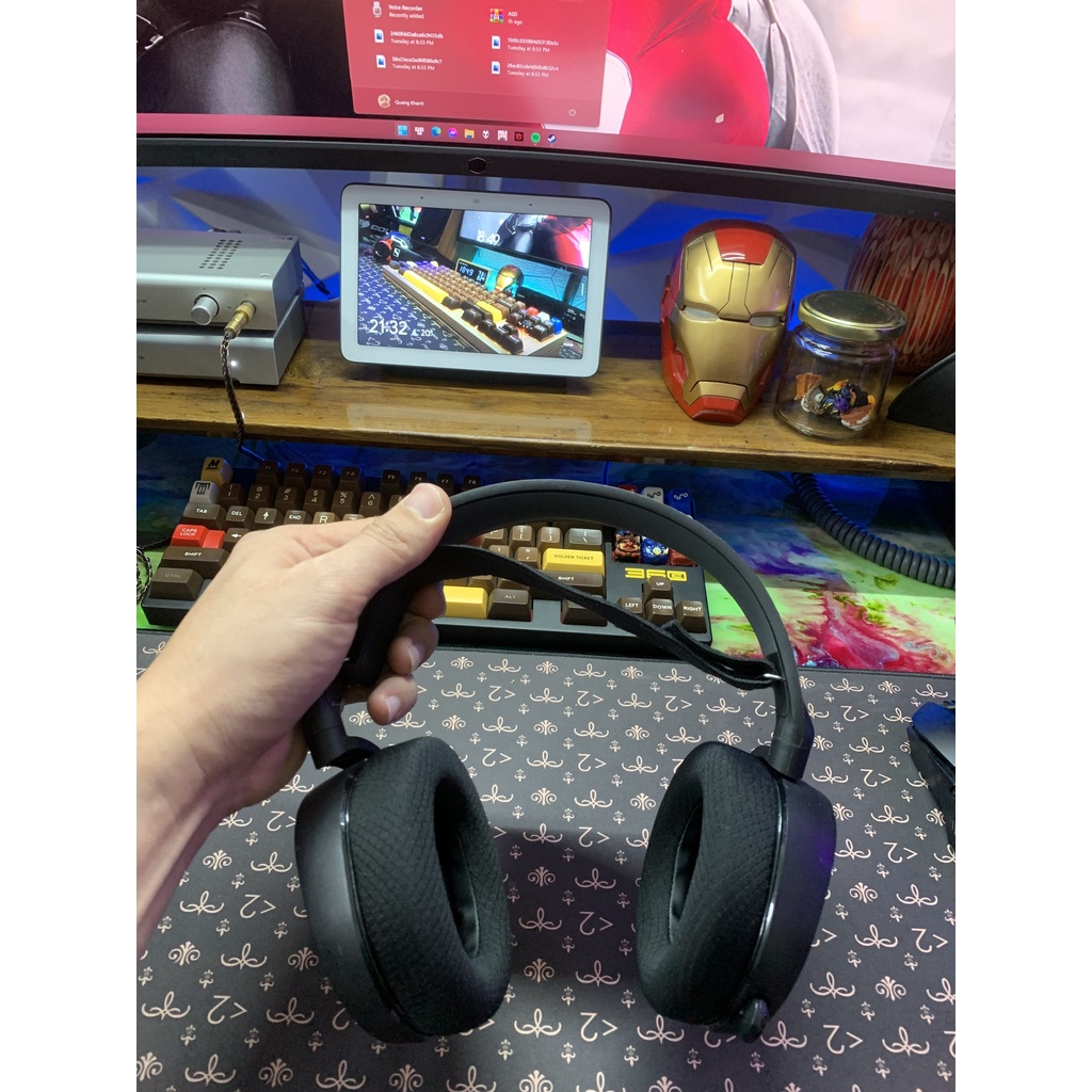 Tai nghe Steelseries Arctis 3 2019 Black Edition Used - Có dây 3.5 & Mic