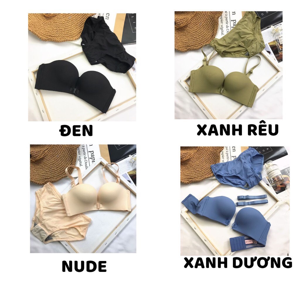Áo Lót Nữ - Áo Ngực Nữ không gọng móc cài trước sau nâng ngực siêu sexy DAN STORE MÃ  AL25
