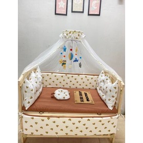 GA CHUN BỌC ĐỆM CŨI CHO BÉ VẢI MUSILIN ORGANIC - ẢNH THẬT 100%- VẢI SIÊU MÁT- GIÁ CỰC TỐT