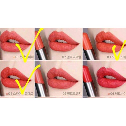 SON LÌ INNISFREE MỀM MỊN MÔI REAL FIT VELVET LIPSTICK