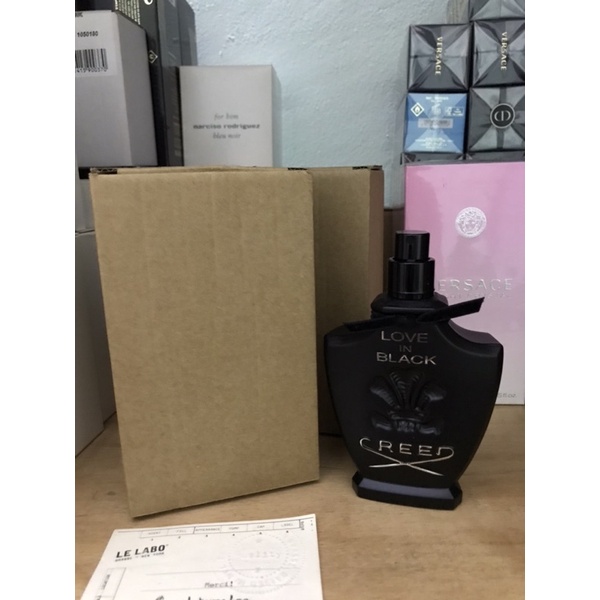 Nước Hoa Nữ Creed Love In Black EDP For Women 75ml.Tester ko nắp