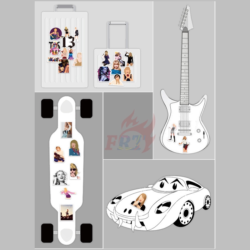 ❉ Taylor Swift - Series 02 Popular &amp; Country Music Singer Stickers ❉ 52Pcs/Set Superstar DIY Fashion Decals Doodle Stickers