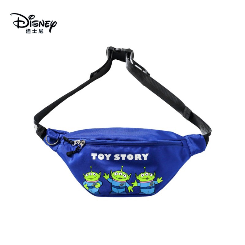 Genuine ủy quyền Disney Mickey Cartoon dễ thương Toy Story đa chức năng thời trang Trend Polyester Belt Bag