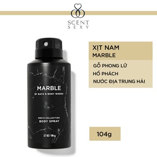 Xịt thơm toàn thân cho nam Bath & Body Works for MEN / MARBLE ( 104g )