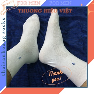 Tất cổ trung [ THƯƠNG HIỆU VIỆT] Tất vớ nam cổ trung UEDA hàng cao cấp - thoáng khí - khử mùi tốt