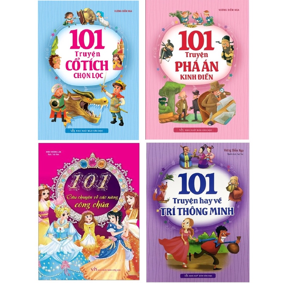 Sách:101 Truyện Hay Về Trí Thông Minh+101 Truyện Cổ Tích Chọn Lọc+101 Truyện Phá Án+101 Công Chúa (Phân Loại Tùy Chọn)