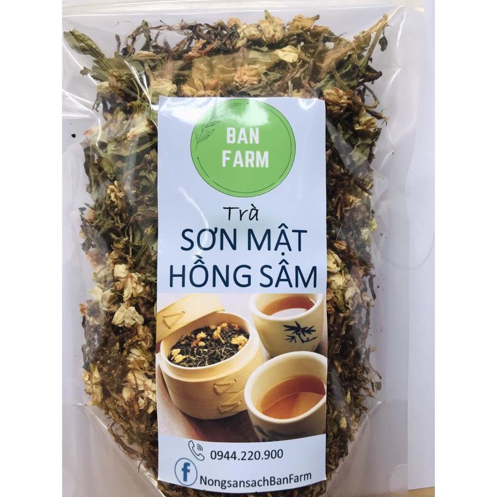 Trà sơn mật hồng sâm LOẠI 1 - gói 250g