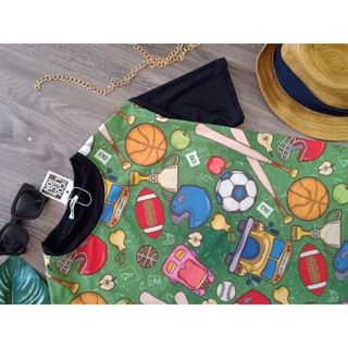 áo thun bigsize unisex[ bóng chày 01] KY29
