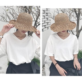 Áo thun tay ngắn cổ tim basic [ATH02]