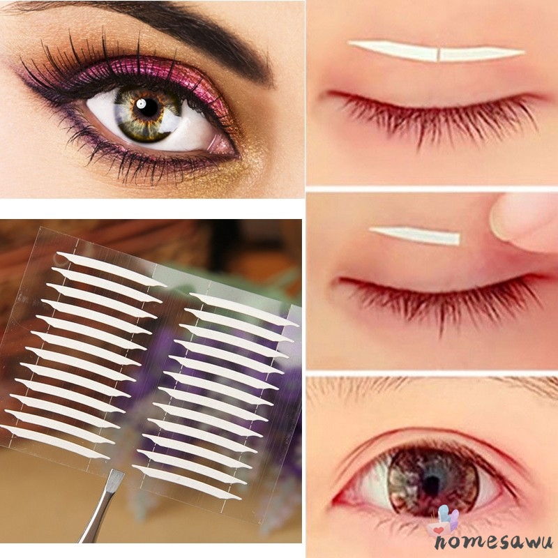 Set miếng dán kích mí 3D trong suốt không bị lộ