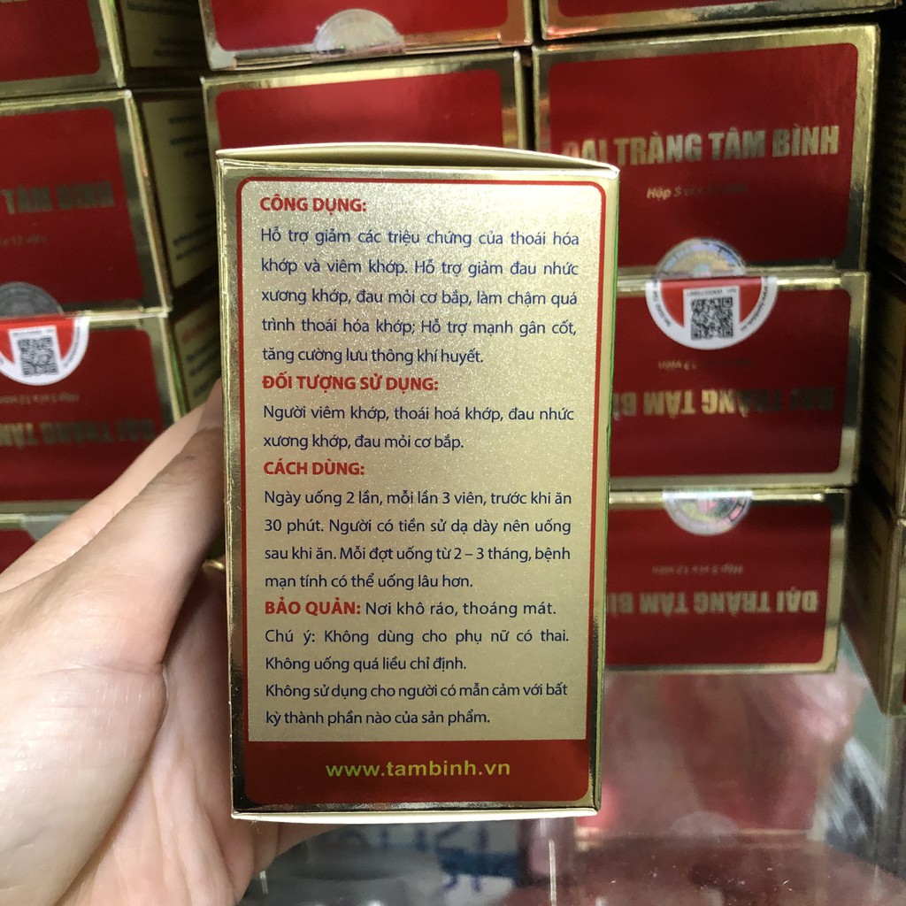 Viên khớp tâm bình lọ 60 viên