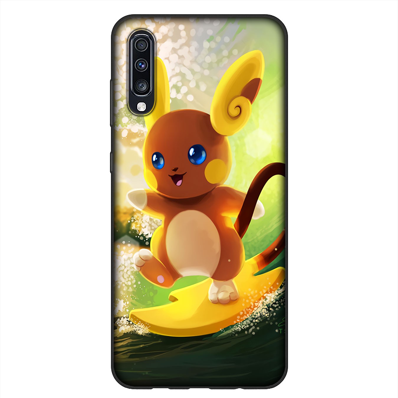 Soft Silicone Samsung Galaxy A9 A8 A7 A6 Plus 2018 S7 Edge M31 A21S Phone Case Pokémon Detective Pikachu cute Casing