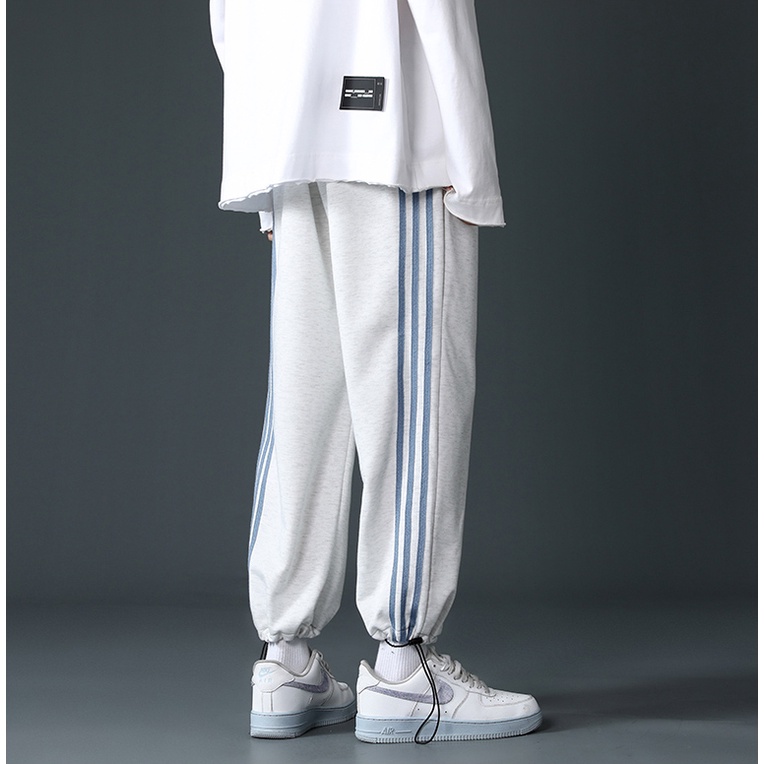 [Mẫu Mới] Quần Nam Nữ Unisex Rút Gấu Ba kẻ Sọc Phong Cách Trẻ Trung Thời Trang mixx_men QUAN NAM 103