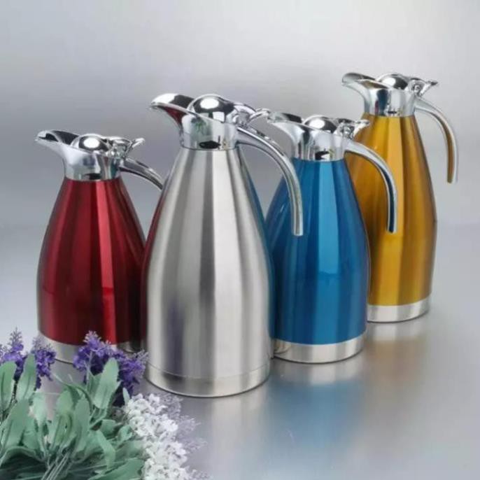 [Free] Ca giữ nhiệt inox Thái Lan cao cấp mỏ vịt (2L)